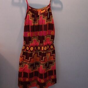 Joe Fresh geometric print strappy dress